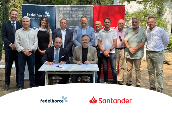 Acuerdo de colaboración entre Banco Santander y Fedelhorce