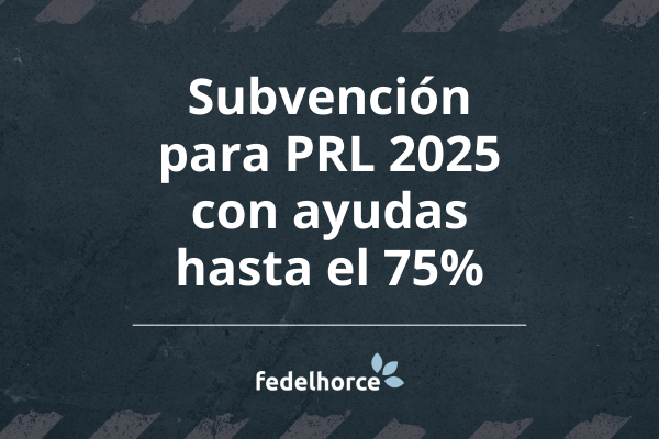 Subvención para PRL 2025