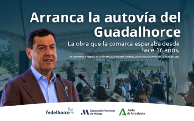 Comienzan las obras del nuevo tramo de la A-357: un impulso para la movilidad y el desarrollo del Valle del Guadalhorce